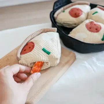 Deep Dish Pizza Enrichment Dog Toy