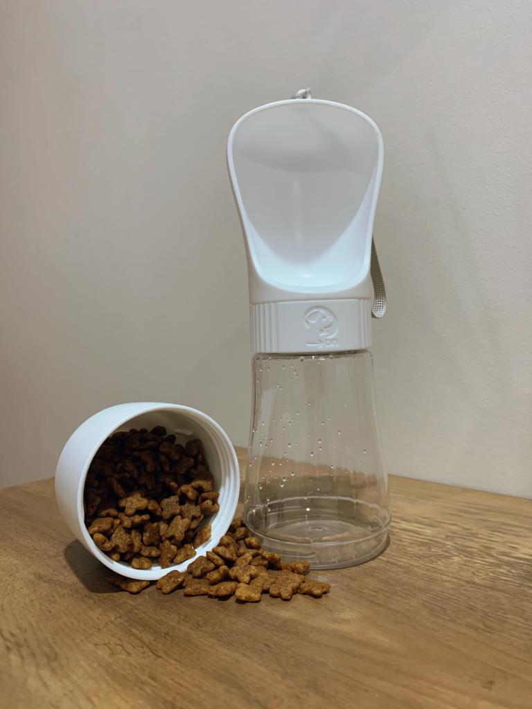 Portable Water Bottle with Bowl